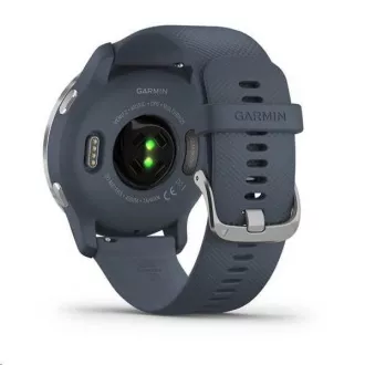 Garmin GPS športové hodinky Venu2 Silver/Granite Blue Band Garmin GPS športové hodinky Venu2 Silver/Granite Blue Band
