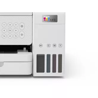 EPSON tlačiareň ink EcoTank L6276, 3v1, A4, 1200x4800dpi, 33ppm, USB, Wi-Fi, LAN, biela, Záruka 5 rokov po registrácii zdarma