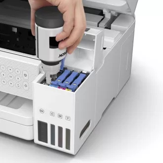 EPSON tlačiareň ink EcoTank L6276, 3v1, A4, 1200x4800dpi, 33ppm, USB, Wi-Fi, LAN, biela, Záruka 5 rokov po registrácii zdarma