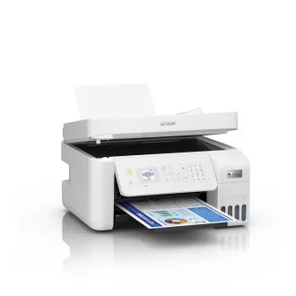 EPSON tlačiareň ink EcoTank L5296, 4v1, A4, 1440x5760dpi, 33ppm, USB, Wi-Fi, LAN, biela