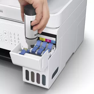 EPSON tlačiareň ink EcoTank L5296, 4v1, A4, 1440x5760dpi, 33ppm, USB, Wi-Fi, LAN, biela
