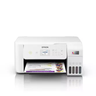 EPSON tlačiareň ink EcoTank L3266, 3v1, A4, 1440x5760dpi, 33ppm, USB, Wi-Fi, biela