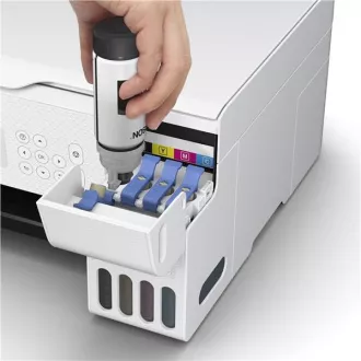 EPSON tlačiareň ink EcoTank L3266, 3v1, A4, 1440x5760dpi, 33ppm, USB, Wi-Fi, biela