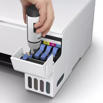 EPSON tlačiareň ink EcoTank L3256, 3v1, A4, 1440x5760dpi, 33ppm, USB, Wi-Fi, biela