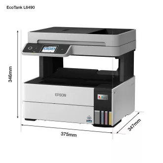 EPSON tlačiareň ink EcoTank L6490, 4v1, A4, 1200x4800dpi, 37ppm, USB, Duplex, Záruka 5 rokov po registrácii zdarma