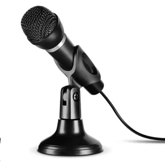 SPEED LINK mikrofón CAPO USB Desk & Hand Microphone, čierna SPEED LINK mikrofón CAPO USB Desk & Hand Microphone, čierna