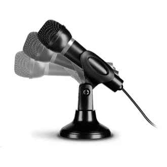 SPEED LINK mikrofón CAPO USB Desk & Hand Microphone, čierna SPEED LINK mikrofón CAPO USB Desk & Hand Microphone, čierna