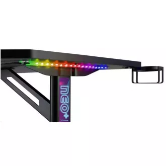 CONNECT IT NEO+ herný stôl s RGB podsvietením, čierna