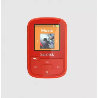 SanDisk Clip Sport Plus MP3 Player 32GB, Red