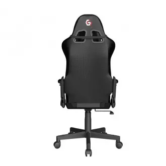 GEMBIRD Gaming chair / herné kreslo SCORPION 06, čierna sieťovina, červená niť