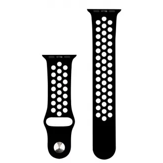 RhinoTech športový remienok pre Apple Watch 42/44mm Čierno-biela RhinoTech športový remienok pre Apple Watch 42/44mm Čierno-biela