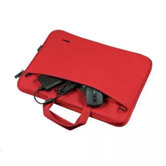 TRUST Puzdro na notebook 16" Bologna Slim Laptop Bag Eco, červená