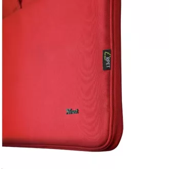 TRUST Puzdro na notebook 16" Bologna Slim Laptop Bag Eco, červená