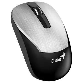 GENIUS myš ECO-8015/ 1600 dpi/ dobíjacia/ bezdrôtová/ strieborná