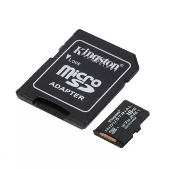 Kingston 16GB microSDHC Industrial C10 A1 pSLC Card + SD Adapter