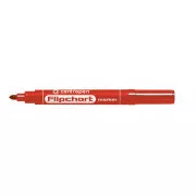 Značkovač Centropen 8550 na Flipchart červený valcový hrot 2,5mm
