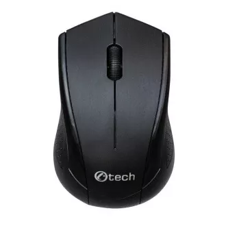 C-TECH myš WLM-07, bezdrôtová, 1200DPI, 3 tlačidlá, USB nano receiver, čierna