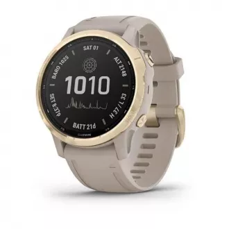 Garmin fenix6S PRO Solar, LightGold/Sand Band (MAP/Music) Garmin fenix6S PRO Solar, LightGold/Sand Band (MAP/Music)