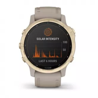 Garmin fenix6S PRO Solar, LightGold/Sand Band (MAP/Music) Garmin fenix6S PRO Solar, LightGold/Sand Band (MAP/Music)