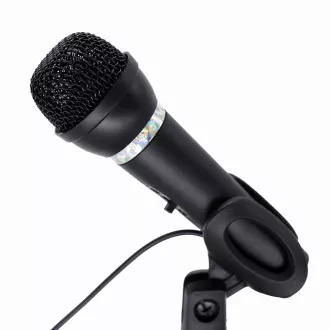 GEMBIRD mikrofón na stôl MIC-D-04, HQ, čierna GEMBIRD mikrofón na stôl MIC-D-04, HQ, čierna