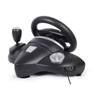 GEMBIRD Volant + pedále STR-M-01, PC/PS3/PS4/SWITCH GEMBIRD Volant + pedále STR-M-01, PC/PS3/PS4/SWITCH