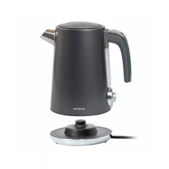 ORAVA Delux-1 rýchlovarná kanvica, 2200 W, 1.7 l, regulácia teploty, automatické vypnutie, nerez čierna