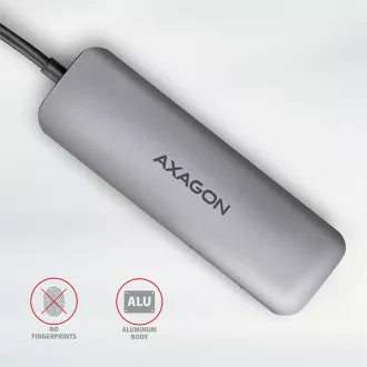 AXAGON HMC-5, USB 3.2 Gen 1 húb, porty 2x USB-A, HDMI, SD/microSD slot, PD 100W, kábel USB-C 20cm AXAGON HMC-5, USB 3.2 Gen 1 húb, porty 2x USB-A, HDMI, SD/microSD slot, PD 100W, kábel USB-C 20cm