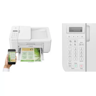 Canon PIXMA Tlačiareň TR4651 white-farebná, MF (tlač, kopírka, sken, cloud), ADF, USB, Wi-Fi, Bluetooth - Použité