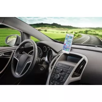 CONNECT IT univerzálny magnetický držiak do auta InCarz 4Ultra, 4 magnety, čierna
