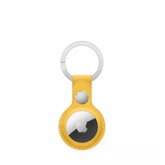 APPLE Airtag Leather Key Ring - Meyer Lemon APPLE Airtag Leather Key Ring - Meyer Lemon