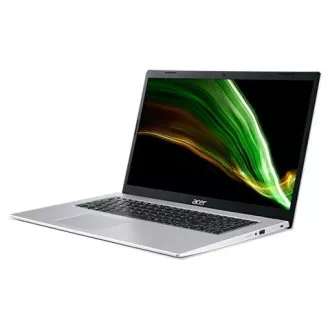 ACER NTB Aspire 3 (A317-53-36CN) - i3-1115G4, 17.3" FHD, 8GB, 512GBSSD, UHD Graphics, W11H, Strieborná
