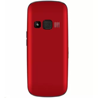 EVOLVEO EasyPhone EG, mobilný telefón pre seniorov s nabíjacím stojanom, červená
