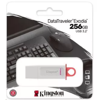 Kingston 256GB USB3.2 Gen1 DataTraveler Exodia (White + Pink)