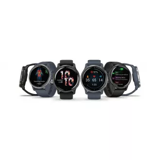 Garmin GPS športové hodinky Venu 2 Slate/Black Leather Band