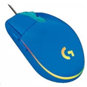 Logitech herná myš Gaming Mouse G203 LIGHTSYNC 2nd Gen, EMEA, USB, blue