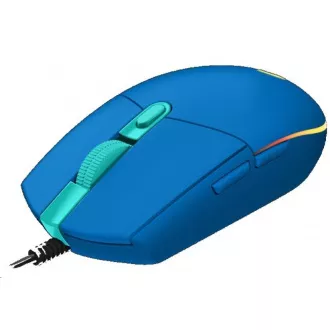 Logitech herná myš Gaming Mouse G203 LIGHTSYNC 2nd Gen, EMEA, USB, blue Logitech herná myš Gaming Mouse G203 LIGHTSYNC 2nd Gen, EMEA, USB, blue