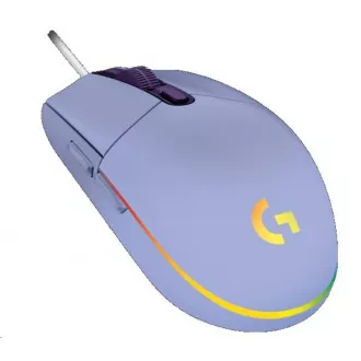 Logitech herná myš Gaming Mouse G203 LIGHTSYNC 2nd Gen, EMEA, USB, lilac