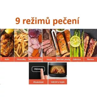 Cosori L501 PRO 4.7L - teplovzdušná fritéza + 5x špíz a gril. rošt