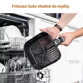 Cosori CP158-AF PREMIUM - 5.5L teplovzdušná fritéza + 5x špíz a gril. rošt, red Cosori CP158-AF PREMIUM - 5.5L teplovzdušná fritéza + 5x špíz a gril. rošt, red