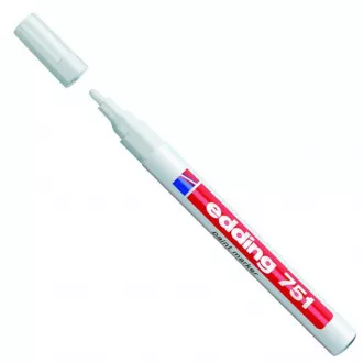 Popisovač Edding 751 lakový biely 1-2mm Popisovač Edding 751 lakový biely 1-2mm