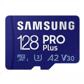Samsung micro SDHC karta 128GB PRO Plus + SD adaptér