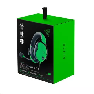 RAZER slúchadlá Blackshark V2 X, drôtové, zelená
