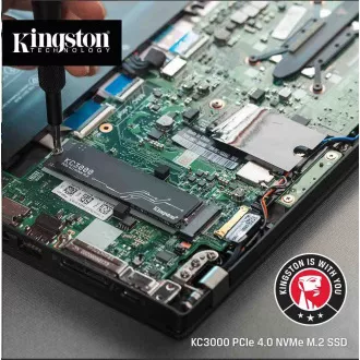 Kingston SSD 4TB (4096GB) KC3000 M.2 2280 NVMe™ PCI Gen 4 (R 7000MB/s; W 7000MB/s)
