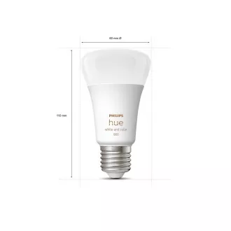 PHILIPS Hue White and Color Ambiance 6.5W 800 E27 3ks PHILIPS Hue White and Color Ambiance 6.5W 800 E27 3ks