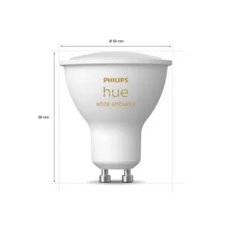 Philips Hue White Ambiance 4.3W 350 GU10 3ks