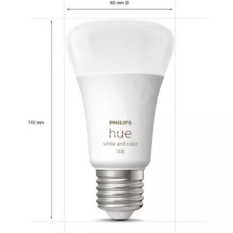 Philips Hue White and Color Ambiance 9W 1100 E27 štartér kit