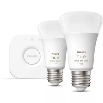 Philips Hue White and Color Ambiance 9W 1100 E27 malý štartér kit Philips Hue White and Color Ambiance 9W 1100 E27 malý štartér kit