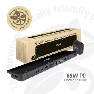 Club3D Dokovacia stanica USB-C 14v1, 1xDP, 1xHDMI, 1xVGA, 2xUSB-C, 5xUSB, čítačka SD kariet, čierna Club3D Dokovacia stanica USB-C 14v1, 1xDP, 1xHDMI, 1xVGA, 2xUSB-C, 5xUSB, čítačka SD kariet, čierna