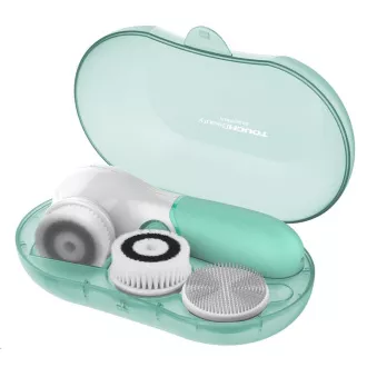 TOUCHBeauty 14838 Čistiaca kefa na pleť 3v1 zelená