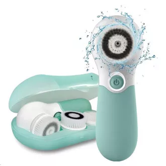 TOUCHBeauty 14838 Čistiaca kefa na pleť 3v1 zelená